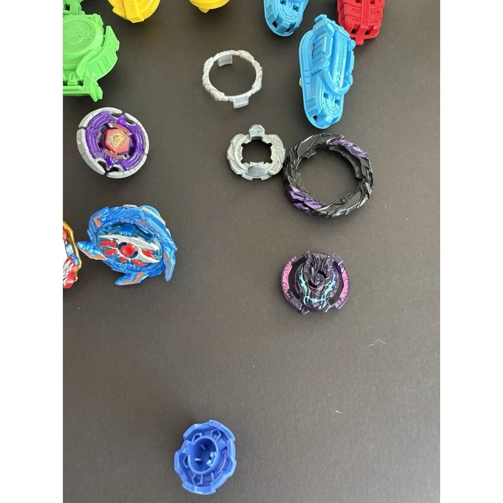 Beyblade Lot Assorted Tops Launchers Ripcords Parts Accessories Mixed Collection